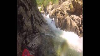 preview picture of video 'Kayaking in Val Sesia, Italy, 2014'