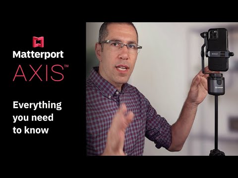 Matterport axis + tripod (with 3 months free subscription), ...