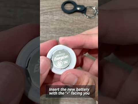 How to replace the battery on your AirTag! Easy Fix in 2 Minutes! #airtag #howto #tech