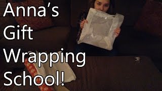 Anna's Gift Wrapping School!: Vlogmas Day 17