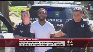 3 Arrested After Police Chase Ends In Brockton