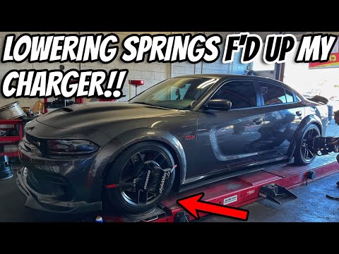 Lowering Springs Messed Up My Dodge Charger 392 Scat Pack!