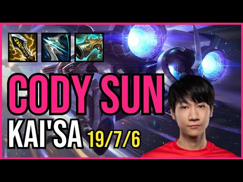 CODY SUN - KAI'SA vs. JHIN ADC | NA GRANDMASTER | PATCH 11.2