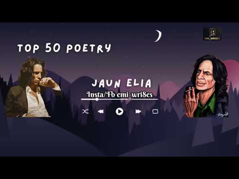 Jaun Elia | 50 Famous poetries | Viral | Painful | 2025 Collection | Trending| Nusrat Fateh Ali Khan