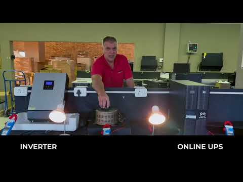 Online UPS vs Inverter - Watch What Happens to the Lights