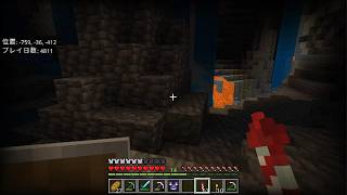 Minecraft一人洞窟探索