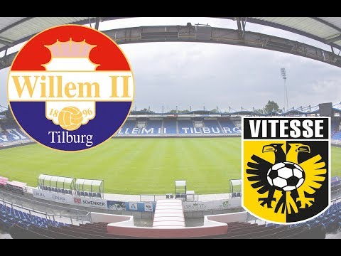 Willem II - Vitesse: Opkomst van de spelers (HD 1080P)