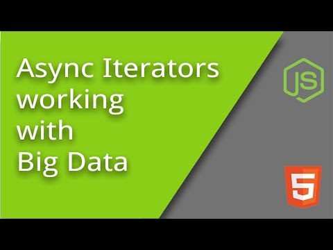 Async Iterators for Big Data Sets
