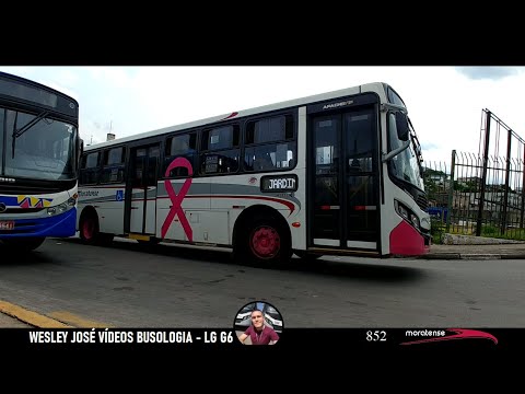 Apache VIP IV sc - MB OF-1724 BT5 dando entrada no terminal - Carro 852 Moratense Outubro Rosa