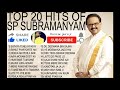S P Balasubramaniam Hindi Songs Jukebox | Top 20 Evergreen Hits - SP Balasubramaniam