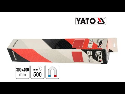 Підстилка YATO для паяння, жаростійкий силікон до 500°С, 400x300 мм