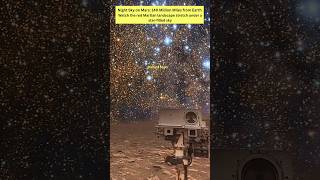 Mars Night Sky: 140 Million Miles Away from planet Earth 🌌🪐 #mars #marsnightsky