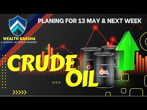 Crude Oil Prediction for 13th May Monday || Crude Oil  Analysis || MCX Crude Oil News #wealthRaksha