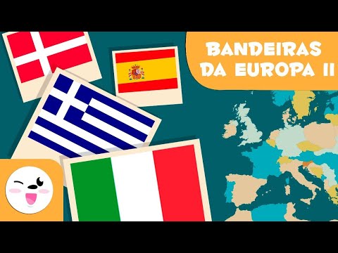 Bandeiras da Europa II - Geografia para crianças
