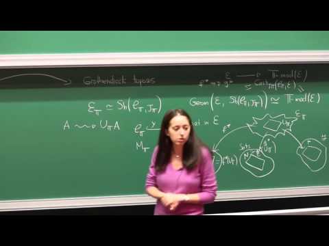 Olivia Caramello - 3/4 ntroduction to categorical logic, classifying toposes...