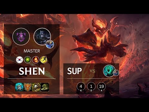 Shen Support vs Thresh - KR Master Patch 10.12