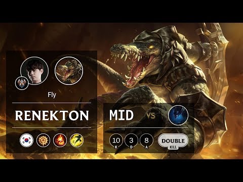 Renekton Mid vs Nocturne - KR Challenger Patch 9.21