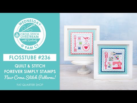 LIVE: Kimberly's Stitch Along Progress, New Patterns, and MORE! - FlossTube #236