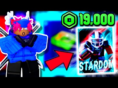I SPENT 19,000 ROBUX ON THE *STARDOM PACK* AND GOT... (NFL Universe Football)