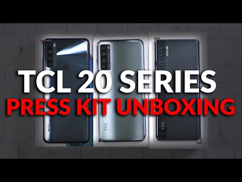 TCL 20 Series - Press Kit Unboxing - TCL 20 Pro 5G, TCL 20S & TCL 20SE Unboxing