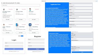 🚀 Job Portal Website Project | PHP, HTML, CSS & JS | With Login, Regis