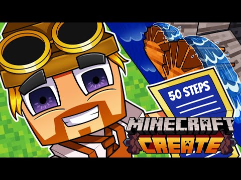 50 Steps To Starting A New Minecraft World With The Create Mod