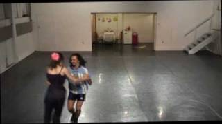 Ezequiel Sanucci en Tango Permiso de Residencia (fragmentos) Obra de danza teatro, video y tango
