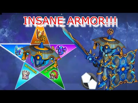 ENHANCING THE STRONGEST ARMOR IN THE GAME!!! [Ultimate Armor Tredemiceous +] - Knights and Dragons!