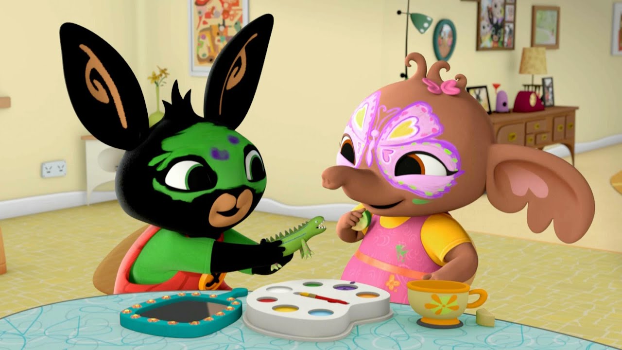 Malowanie buzi, Nocowanie, Zjeżdżalnia oraz INNE | Bing i Przyjaciele - Polski TV