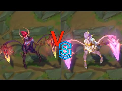 Nightbringer Evelynn VS 2022 Prestige K/DA Evelynn