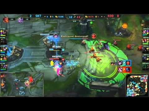 KOO Smeb - INSANE FIORA 2v1 OUTPLAY! (SKT vs KOO Game 3 Highlight)