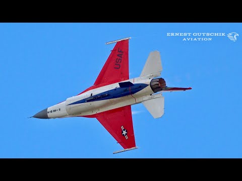 (4K) U.S. Air Force F-16 Viper Demo Team @ Columbus Air show 2025