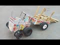 How To Make Matchbox Tractor With Trolley Over Load Home Construction Settering Trolley At Home Sk