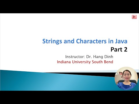 Java Programming Strings And Characters Part2