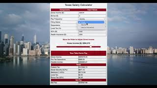 Texas Salary Calculator 2025 | Calculate Your Exact Take-Home Pay After Tax - Digicalcy