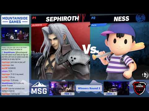 Lemmon (Sephiroth) vs Purin (Ness) | Cave Series #7 Winners Round 4