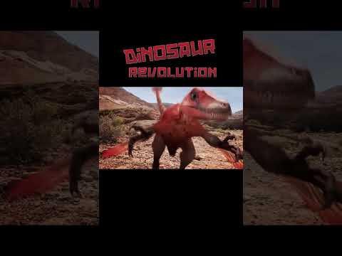 Walking with Dinosaurs vs Dinosaur Revolution Tyrannosaurus, Velociraptor and Allosaurus #shorts