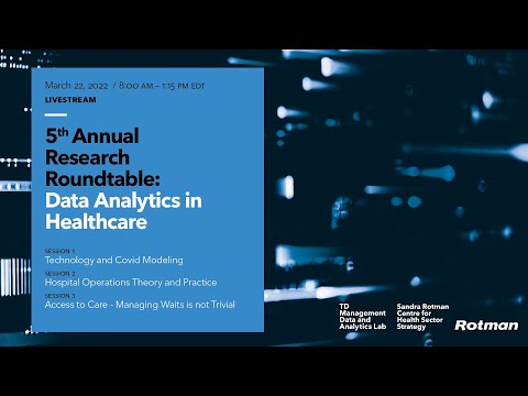 5th Annual Research Roundtable: Data Analytics in Healthcare