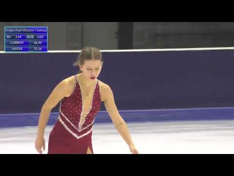 Stefanie PESENDORFER. NRW Trophy 2022, FS  (TS -2 152.08)