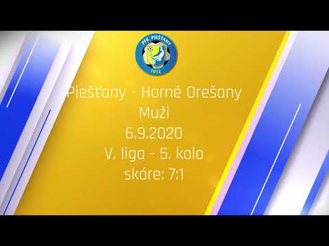 V. liga - 5. kolo muži: PFK Piešťany - TJ Iskra Horné Orešany 7:1