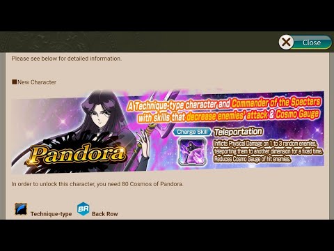 Skills da Pandora, Pandora vs Éris, Saint Seiya Cosmo Fantasy