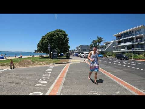 Auckland, St. Heliers Beach, 25.12.2021, Zeitraffer 1