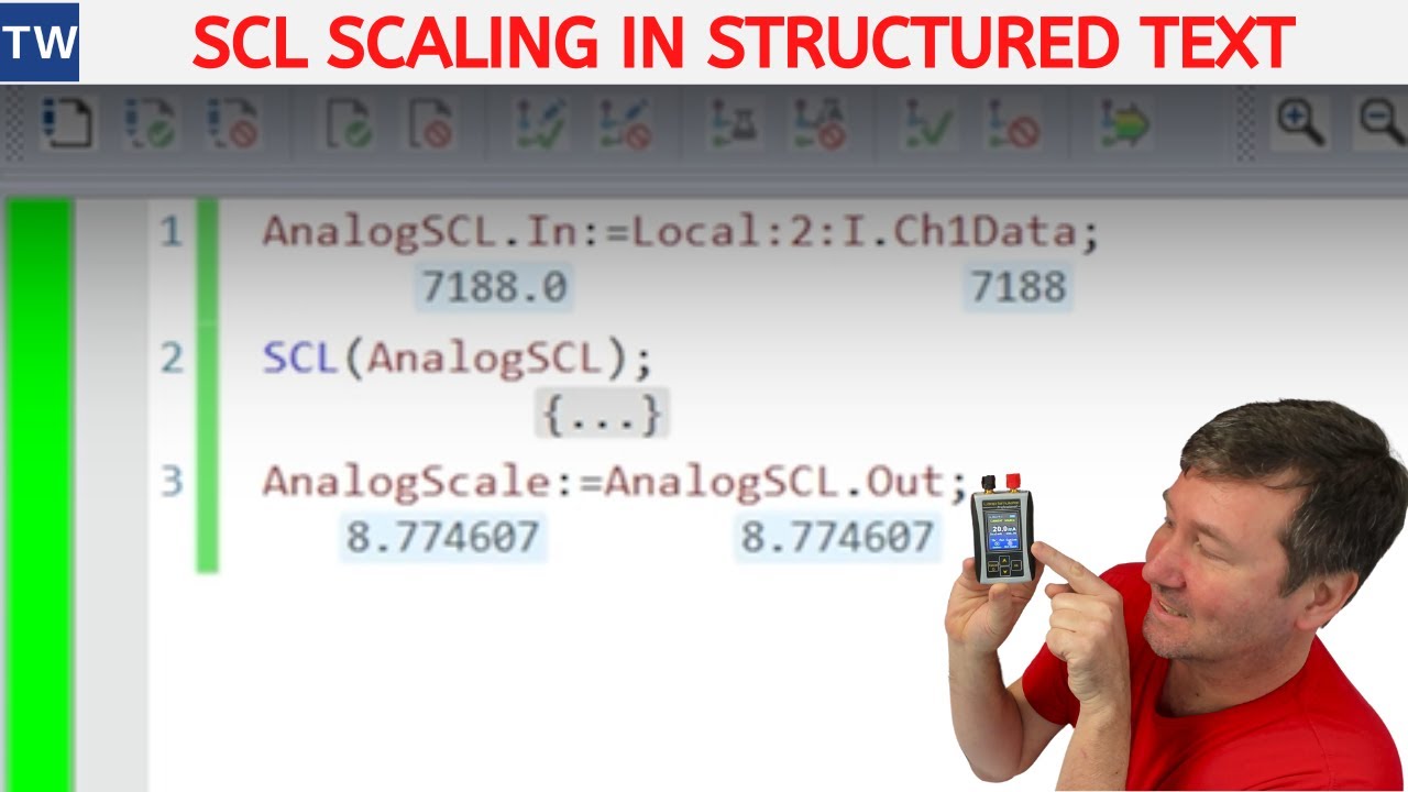 Studio 5000 Scaling with the SCL Instruction in Structured Text