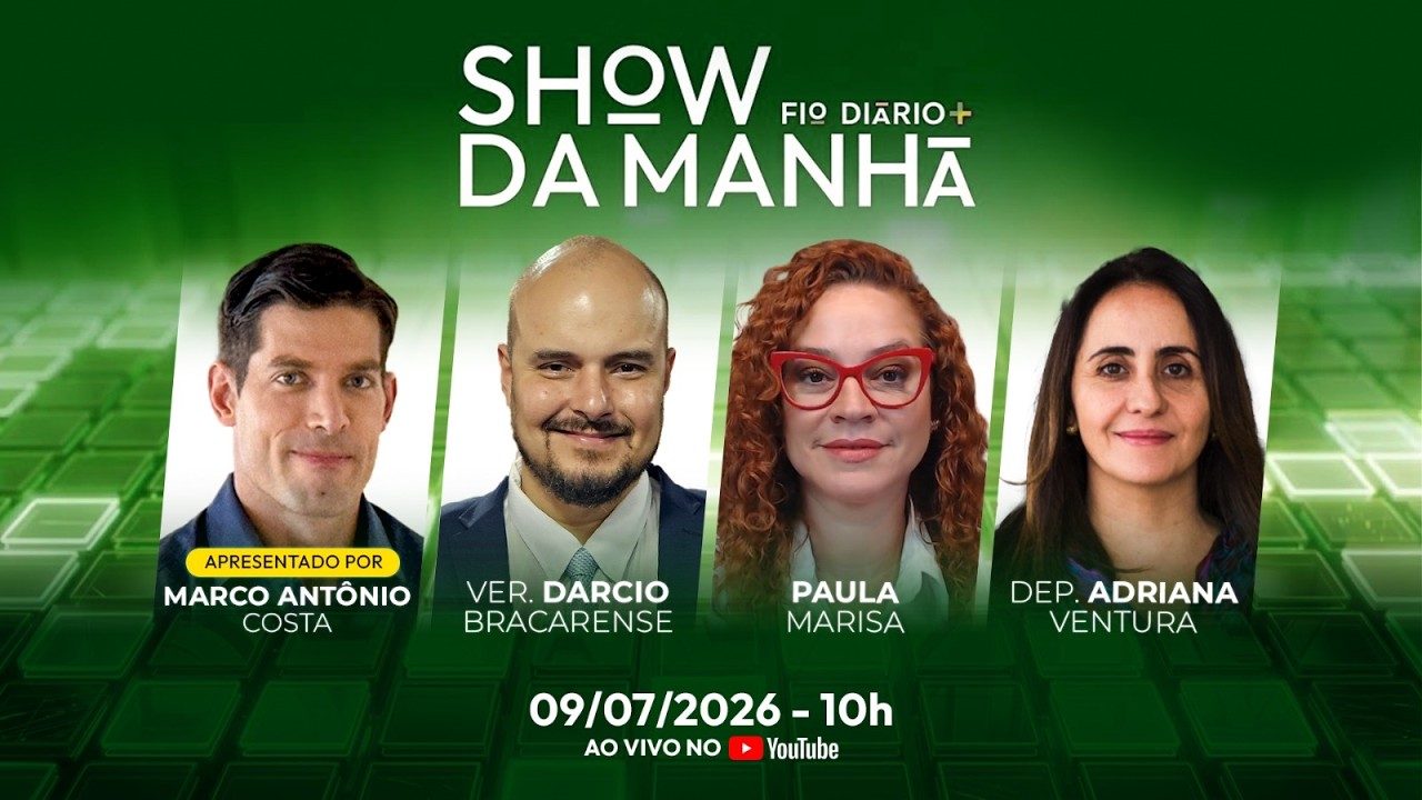 SHOW DA MANHÃ - MORAES É DERROTADO NOS EUA  - PERSEGUIÇÃO A BOLSONARO - 09/07/2026