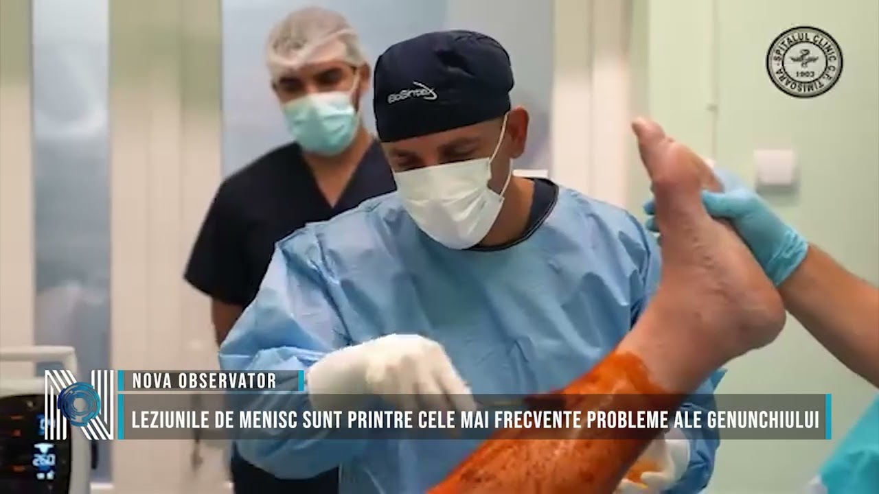 Leziunile de menisc sunt printre cele mai frecvente probleme ale genunchiului
