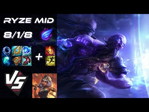 MID Ryze vs Qiyana - NA Grandmaster Patch 15.1