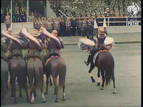 German Army Parade (1938) [COLORIZED 4K 60FPS]