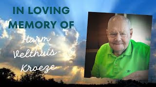 September 5, 2025: Memorial Service for Harm Velthuis-Kroeze