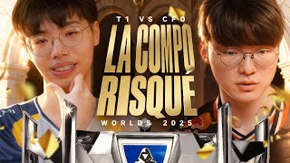 T1 VS CFO🔥LA COMPO RISQUÉ, T1 TENTE UN TRUC? (WORLDS)