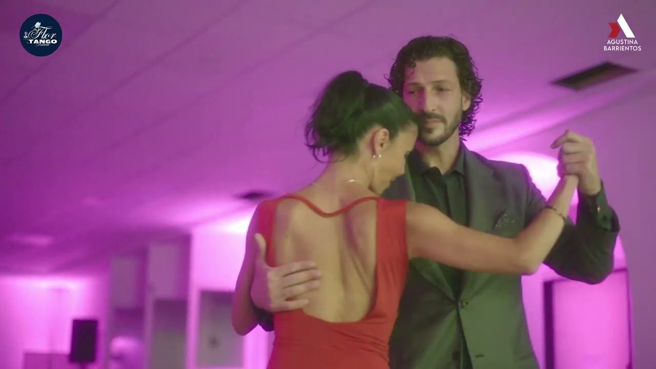 MAJO CABALLERO Y JULIO BASSAN (1/3) bailando en Flor De Tango Festival.